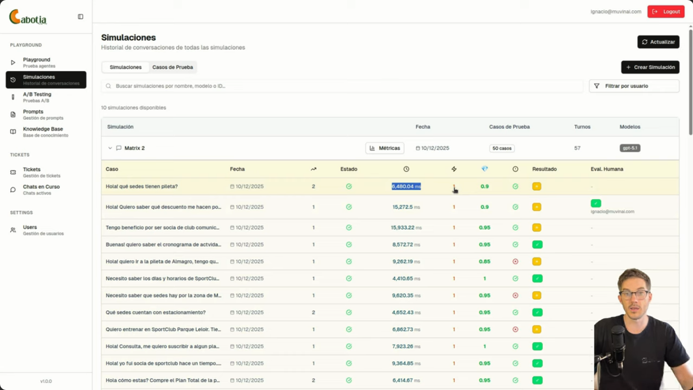 Configuración del agente